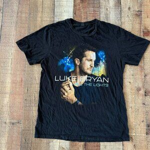 Luke Bryan kill the lights band tour short sleeve women’s t-shirt tee -L